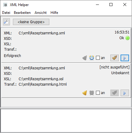 Fenster XML Helper
